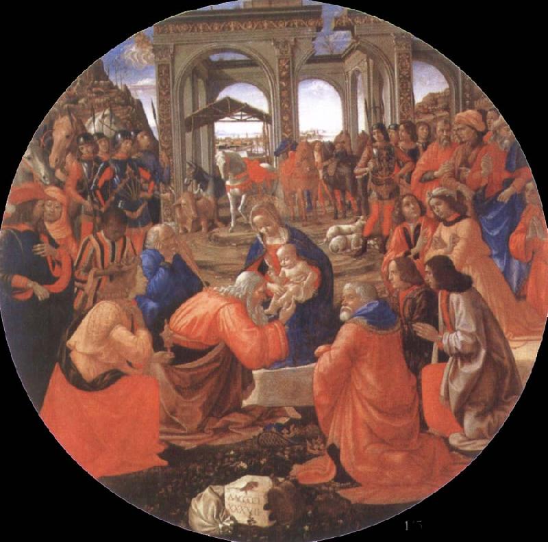 Domenico Ghirlandaio Adoration of the Magi oil painting image